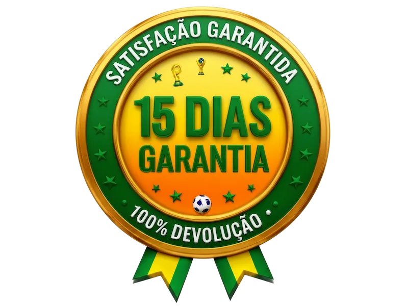 Selo de Garantia 15 dias - 100% Devolução